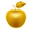 Ein Zankapfel und drei verschenkte Äpfel aus Gold