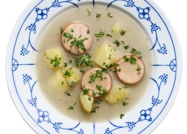 Eine Suppe aus Polen mit Erinnerungen an Geschichten von der Flucht vor russischen Panzern