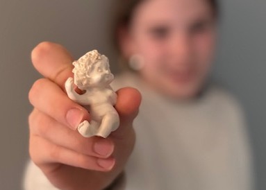 «Ich schaute das Engeli gar nicht an, ich spürte die ganze Zeit, dass es da war»                  