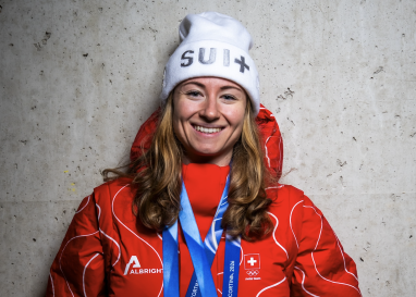 Olympiasiegerin Marianne Fatton trägt der Glaube bei ihren sportlichen Hoch- und Tiefpunkten.