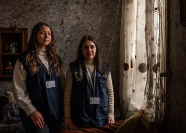 Im christlichen Dorf Marjayoun im Südlibanon wollen zwei Freundinnen den Bewohnern Hoffnung schenken