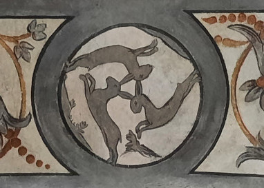 In der Kirche Lauperswil sind drei Hasen zu Hause – nun schon bald seit 400 Jahren